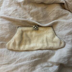 Elegant Cream Clutch Bag